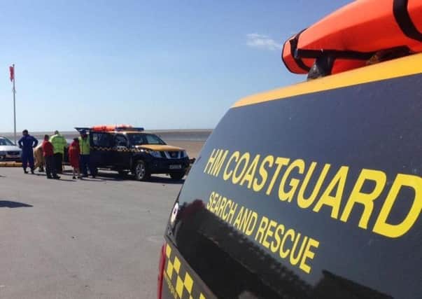 Morecambe Coastguard team was called out to reports of illegal cocklers in the bay.