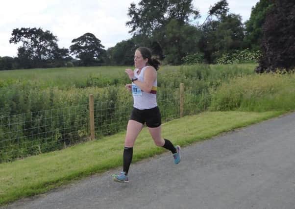 Lancaster and Morecambe Athletics Club's Jayne Perry won the Catforth 10k.