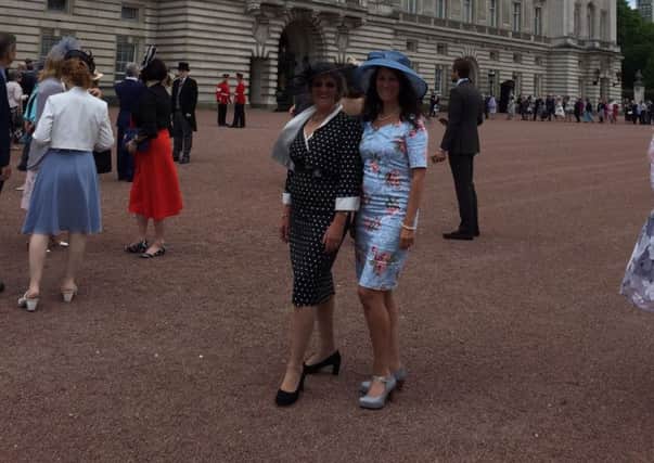 Helen Bingley CEO and Nicola Lowe Co Chair were honoured to share tea at Buckingham Palace with the Queen.