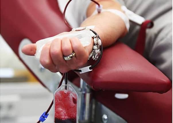 NHS blood donor service is asking people to make a New Year's resolution to give blood.