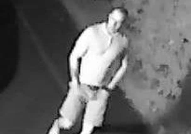 Police have issued these CCTV images after suspicious activity in Carnforth.