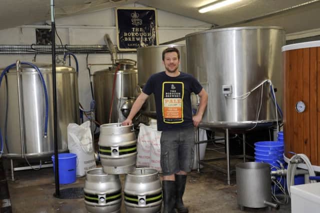 Rory Walker from Morecambe makes his own ales at the Borough Brewery