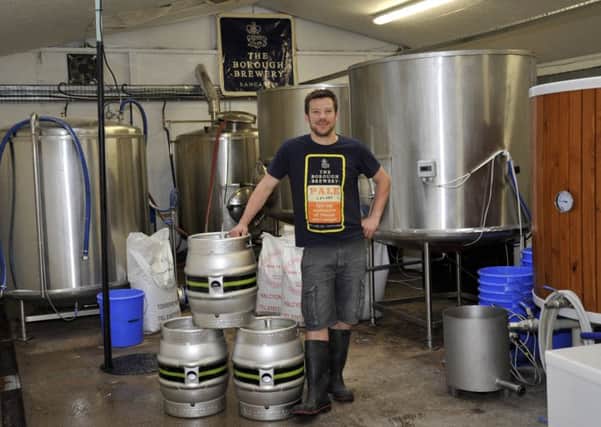 Rory Walker from Morecambe makes his own ales at the Borough Brewery