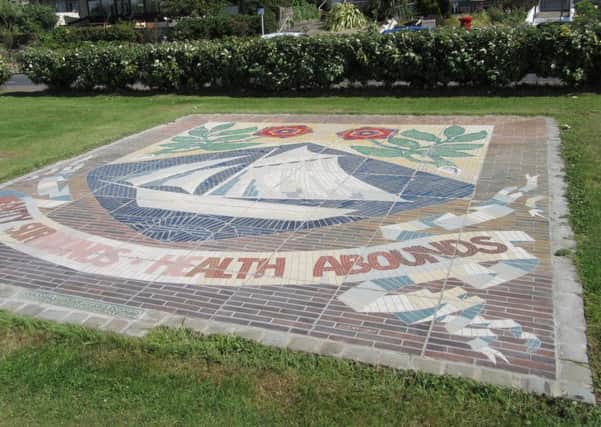 Morecambe's well-known mosaic has been restored to its former glory.