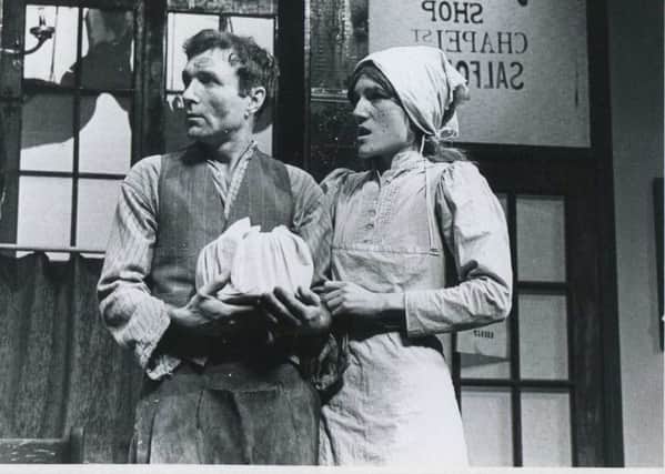 Harriet Walter in a Dukes production during the 1970s.