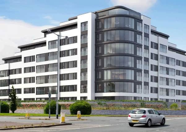 An artist's impression of the new plans for The Broadway Hotel in Morecambe.