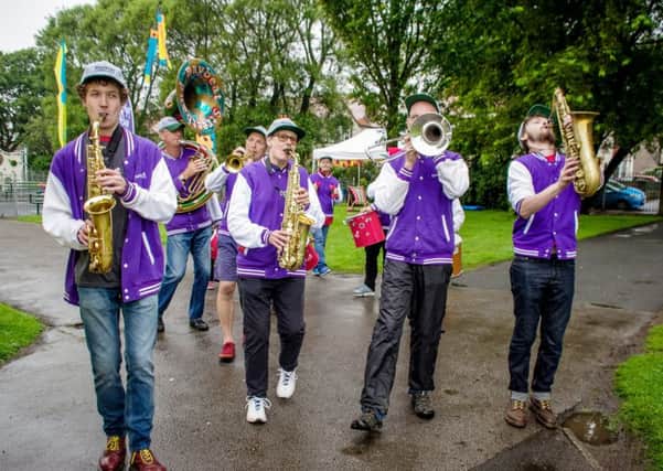 Baybeat Street Band at More Music's West End Festival 2017. Photo by Johnny Bean (www.beanphoto.co.uk)