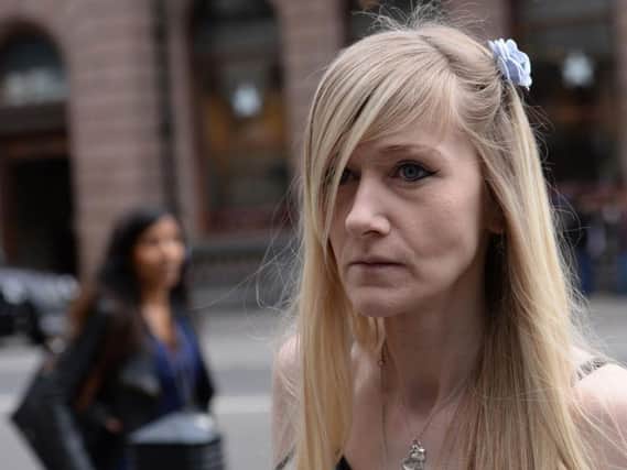 Charlie Gard's mother Connie Yates arriving at the Royal Courts of Justice in London