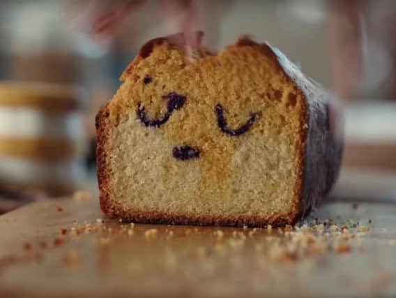The quirky video features an assortment of pastries - some even have faces