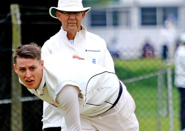 Torrisholme cricket club skipper Matt Jackson in action. Picture: Tony North.