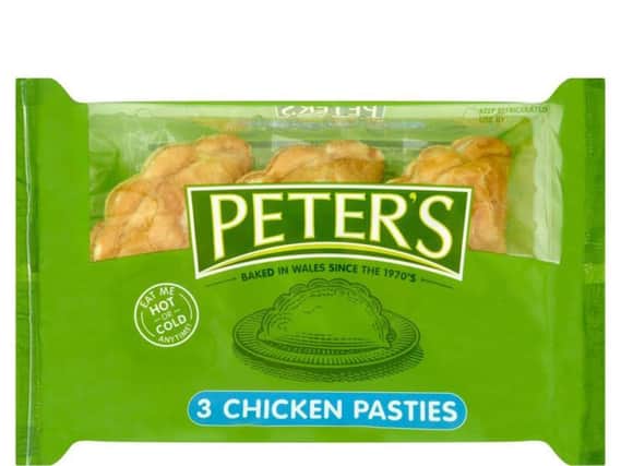 A warning has been issued by the Food Standards Agency after a major pasty producer said its products may contain glass fragments.