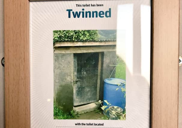 Two toilets at The Midland hotel in Morecambe are twinned with two latrines in poor countries.