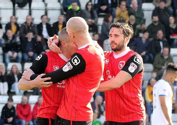 Paul Mullin will return to the Globe Arena with Swindon on Saturday