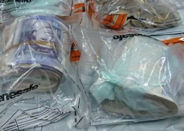 Drug money found by police in Lancaster