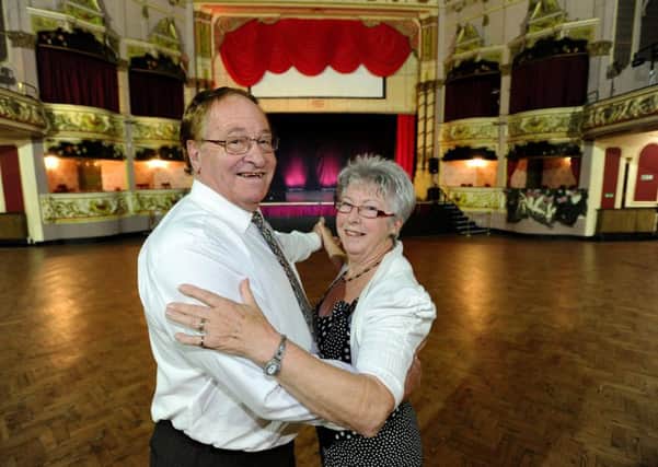 Gordon Wright and his dance partner Marilyn Haworth are  continuing to host monthly social dances at Morecambe's Winter Garden's theatre. The events are going from strength to strength thanks of their efforts. Picture by Paul Heyes, Monday September 11, 2017.