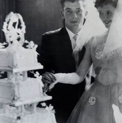 Ray and Vera Bateson on their wedding day.