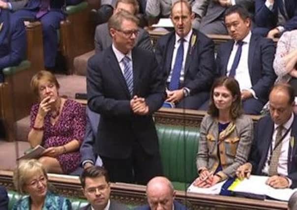 David Morris, MP for Morecambe and Lunesdale, speaking to Theresa May during Prime Minister's Questions on Wednesday, September 13 2017.