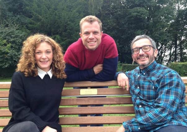 Holly Wignall, Richard Dyer and Jamie Scahill at Williamson Park