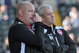 Jim Bentley and his assistant Ken McKenna. Picture: B&O Press Photo