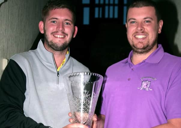 Chris Greenwood and Stuart Daniels  from Alder Root Golf Club.