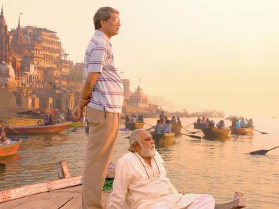 A son is left with no choice but to embark on a journey with his father to Varanasi in Hotel Salvation.