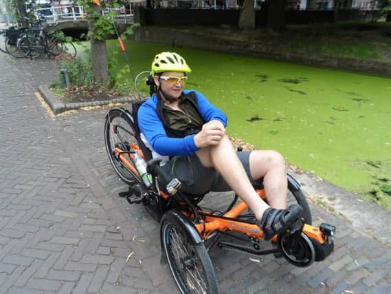 Phil Woodford, the associate director of corporate affairs at University Hospital, Morecambe has taken part in a 200 mile trike ride in Holland