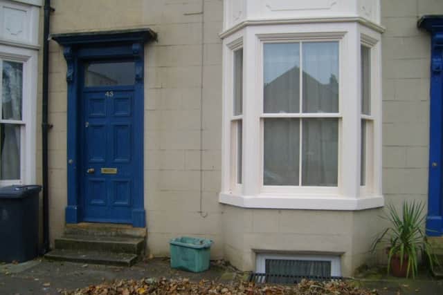 Gordons home at Edward Street, Morecambe.