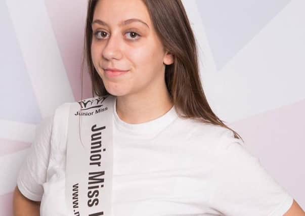 Bethany Elsworth from Lancaster who is through to the final of Junior Miss Lancashire. Picture by Third Avenue Photography.