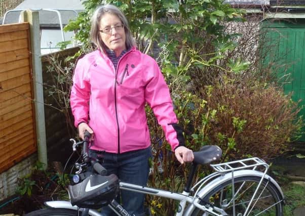 Hilary Smith cycles from Lancaster to Heysham Nature Reserve