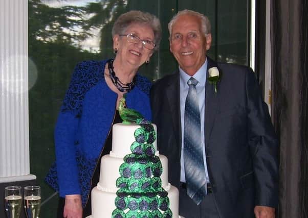 Patricia and Jack Robinson, who are celebrating their diamond wedding anniversary.