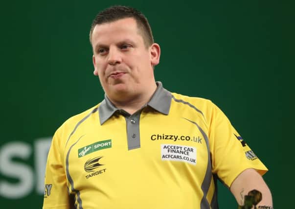 Dave Chisnall bowed out of the Players Championship finals in the second round. Picture: Lawrence Lustig/PDC