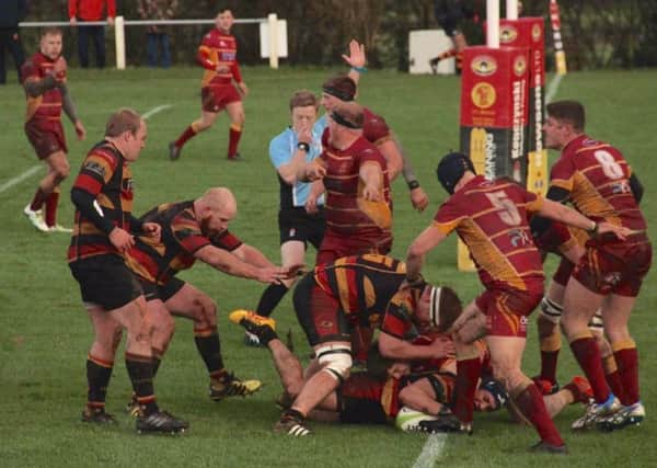 Kirkby Lonsdale narrowly lost to Sandal at Underley Park on Saturday.
