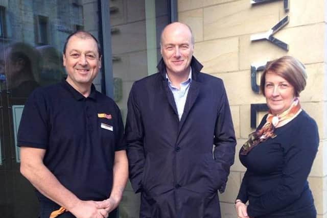 Cityblock maintenance manager Michael Cresswell, CEO Trevor Bargh, and lettings manager Rachel Ecclestone.