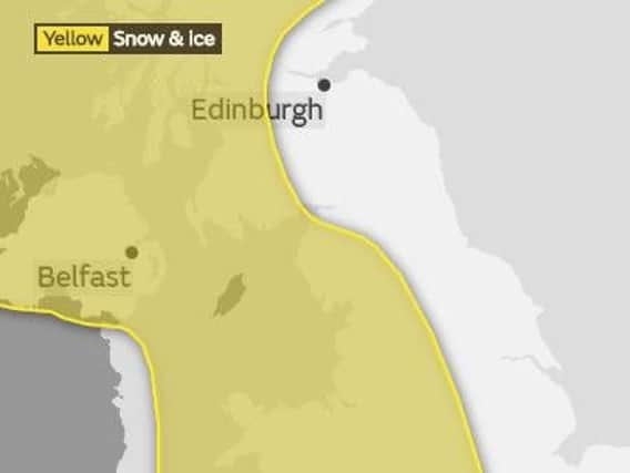 Other areas in Britain were blanketed in snow as forecasters warned up to 20cm (8in) could fall across parts of the UK.