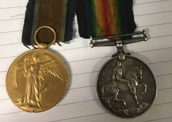These medals were handed in to Lancaster police station.