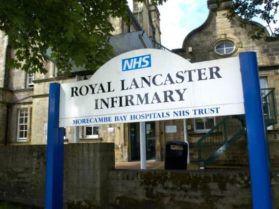 Patients have tested positive for flu at Royal Lancaster Infirmary