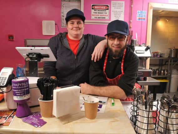 Nikki and Mohammed at The Coffee Pot in Morecambe