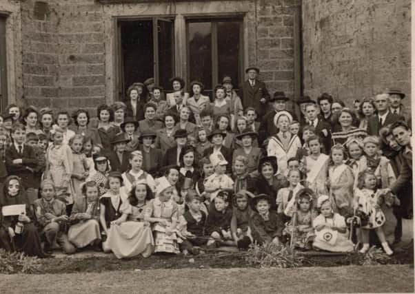 Some of the women and children of Westfield, Lancaster in the 1940s.