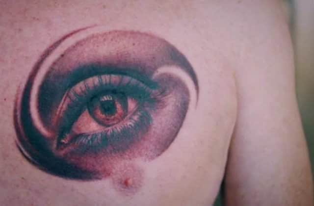 Gary Turton from Morecambe appeared on E4's Tattoo Fixers to get his third nipple tattoo covered up.The tattoo artist did a tattoo of an eye  which Gary said looks like his wife's eye.