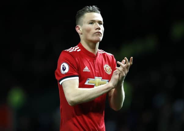 Manchester United's Scott McTominay. Picture: Martin Rickett/PA Wire.