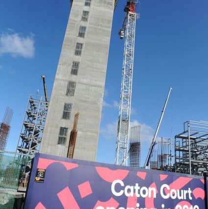 The Caton Court student accommodation project on Bulk Road in Lancaster. PIC BY ROB LOCK
19-3-2018