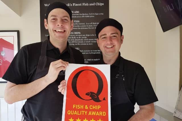 Black's Finest Fish And Chips is celebrating after being recognised with the prestigious National Federation of Fish Friers (NFFF) Fish & Chip Quality Award.