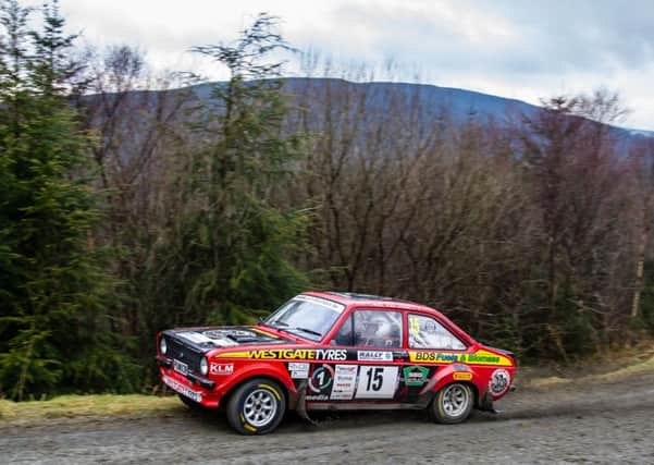 Phil Burton in action at the Rally North Wales. Photo: Chris Huish