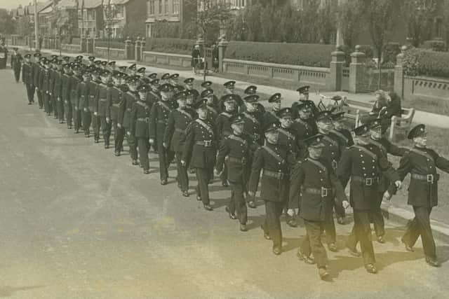 6.6.42
Comrades of the National Fire Service walked in procession to Marton Burial Ground, to pay their tribute to Fireman Ernest Chadwick, of Winton Avenue, who died after an accident in Morecambe.
Historical, Blackpool, fire brigade