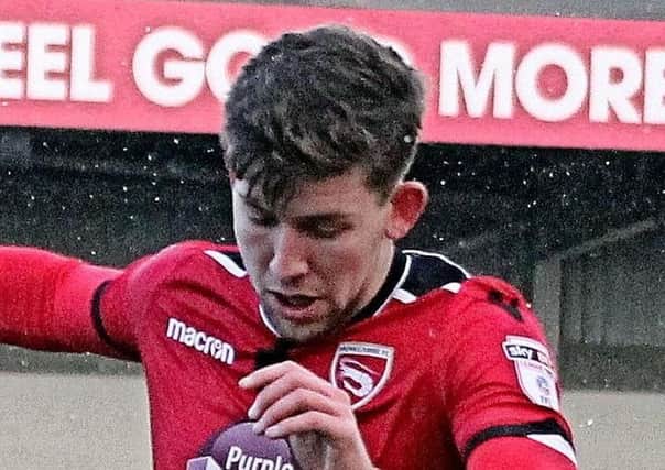 Callum Lang scored Morecambe's second goal on Tuesday evening