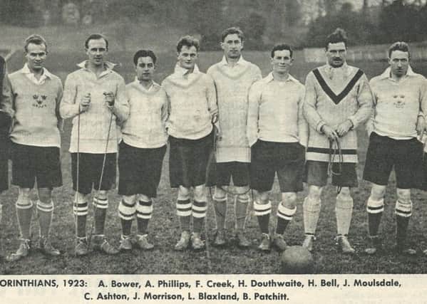Corinthians 1923 training at Crystal Palace.