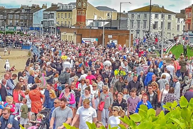 Morecambe was rammed for the carnival last year. Photo by Sarah White.