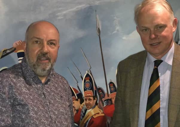 Museum curator Peter Donnelly and Robin Ashcroft, chairman of the trustees of the Kings Own Royal Regiment Museum. Picture: King's Own Royal Regiment Museum.