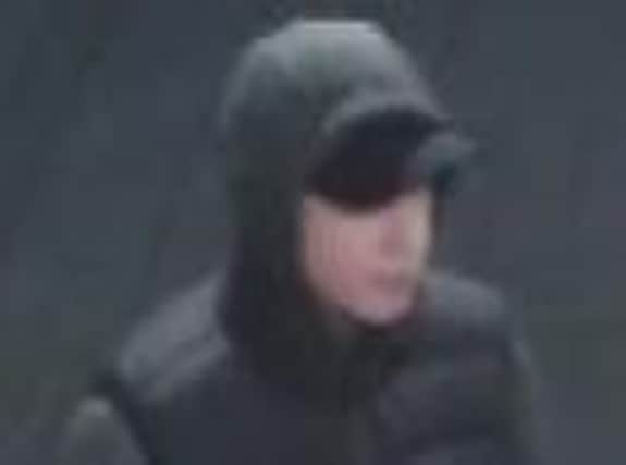 Police want to speak to this male.