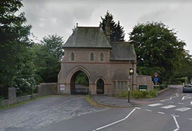 The West Lodge is at the entrance to the drive leading up to the former hospital. Picture: Google Street View.